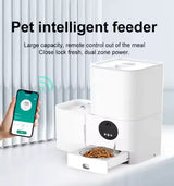 6L Smart Automatic Pet Feeder with Remote WiFi Control